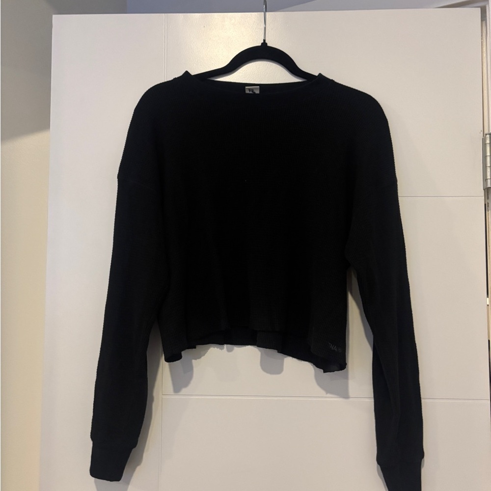 TNA Waffle Black Long Sleeve